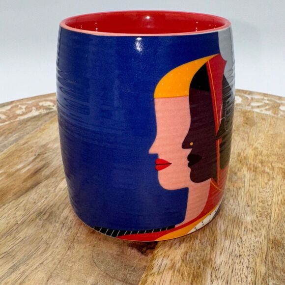 Anthropologie Audrey Lee Coffee Mug, 16oz Large Year of Women Female Empowerment - Picture 4 of 7